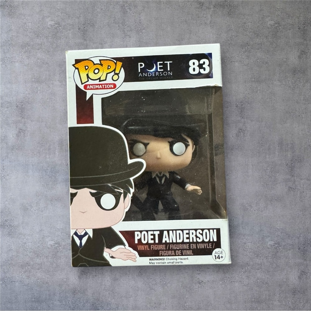 Funko Poet Anderson Figure in Black and White